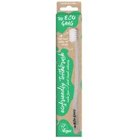 The Eco Gang Adult Plant Based Toothbrush 1-p, Sensitive White